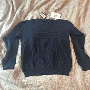 Men's Emporio Armani Navy Sweater - XL